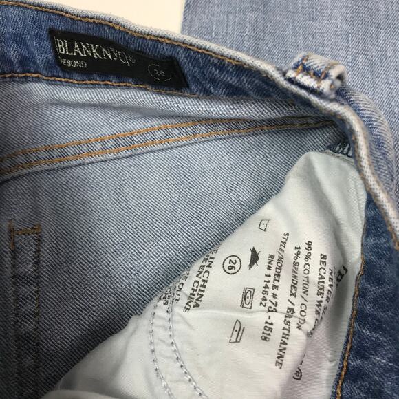 Blanknyc The Bond distressed skinny jeans sz 26 - Picture 5 of 9